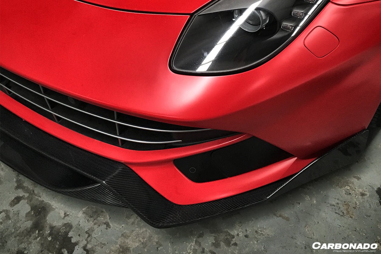 2012 - 2017 Ferrari F12 Berlinetta DC Style Carbon Fiber Front Lip