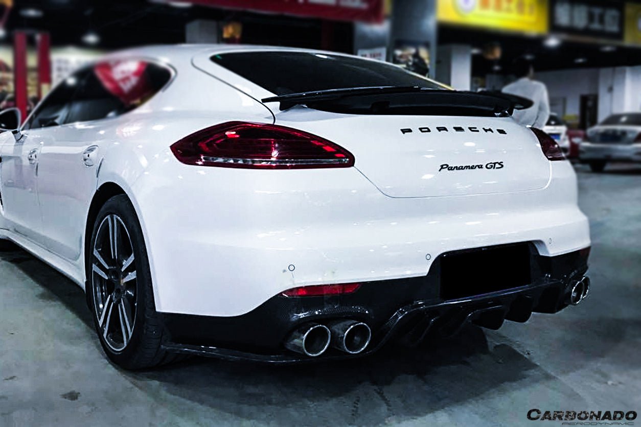 2013 - 2016 Porsche Panamera 970.2 BS-Sport Style Carbon Fiber Rear Diffuser