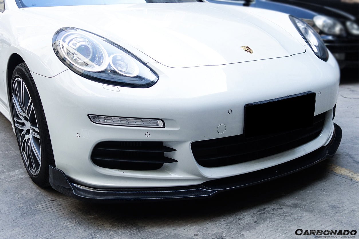 2013 - 2016 Porsche Panamera 970.2 BS-Sport Style Carbon Fiber Front Lip