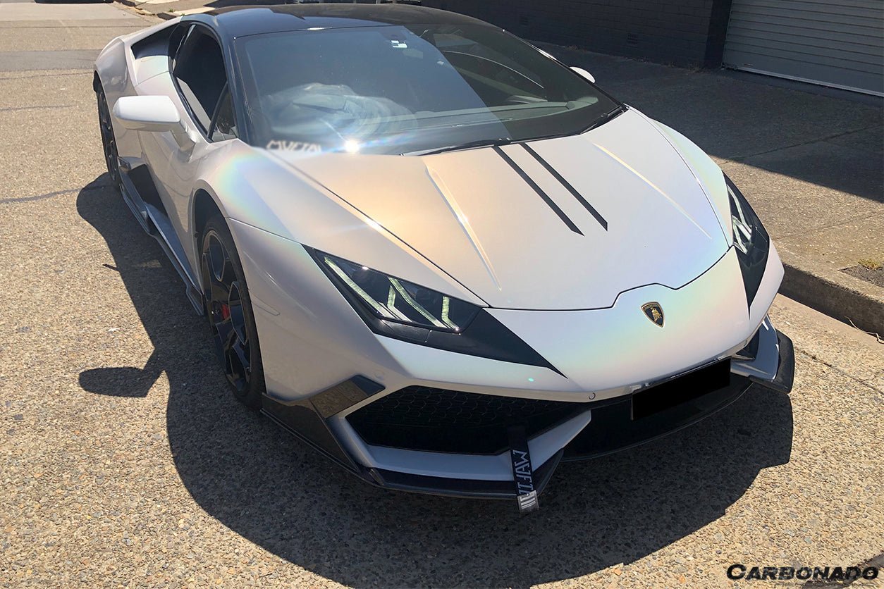 2015 - 2020 Lamborghini Huracan LP610 MD Style Carbon Fiber Front Lip