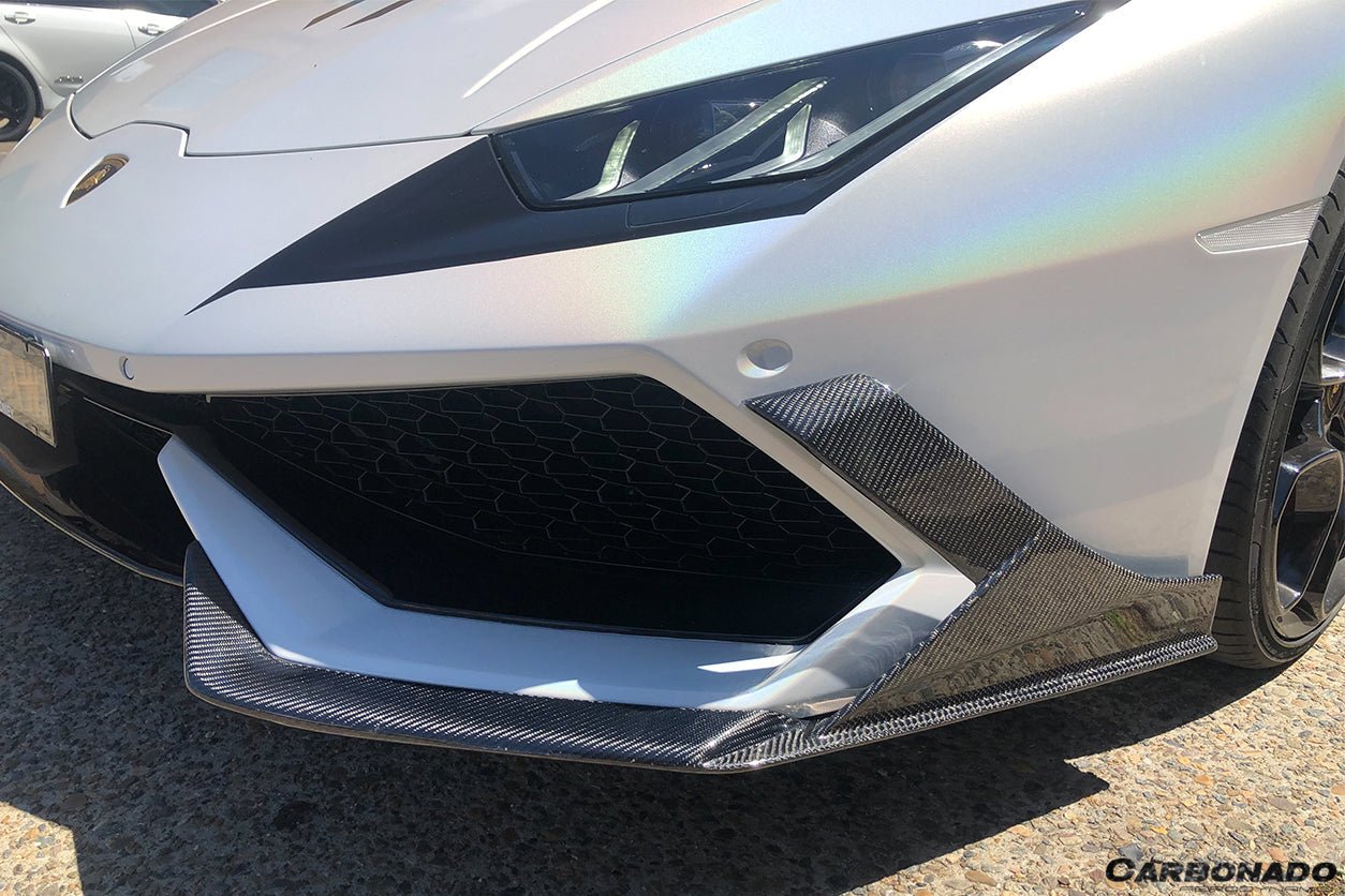 2015 - 2020 Lamborghini Huracan LP610 MD Style Carbon Fiber Front Lip