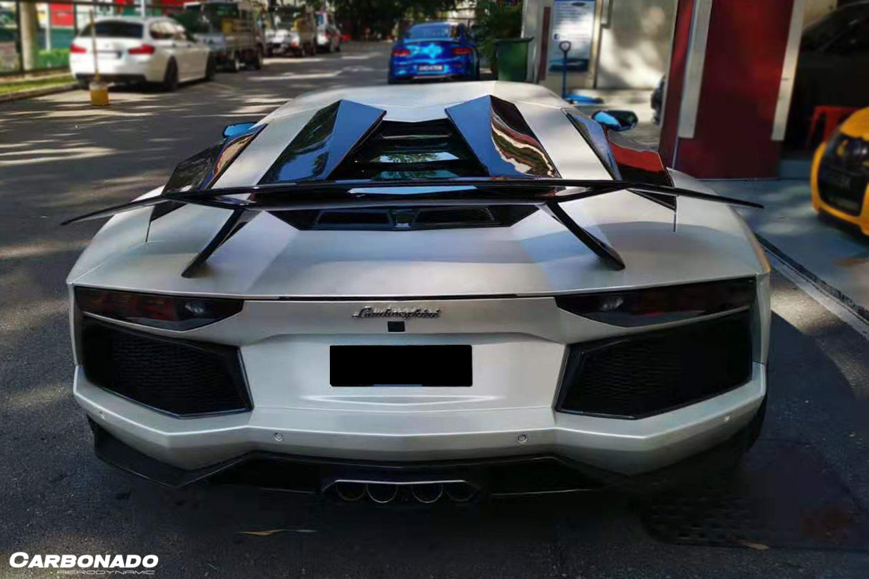 2011 - 2022 Lamborghini Aventador LP700 LP750 LP740 LP720 LP780 Coupe & Roadster VTC Style Trunk Spoiler