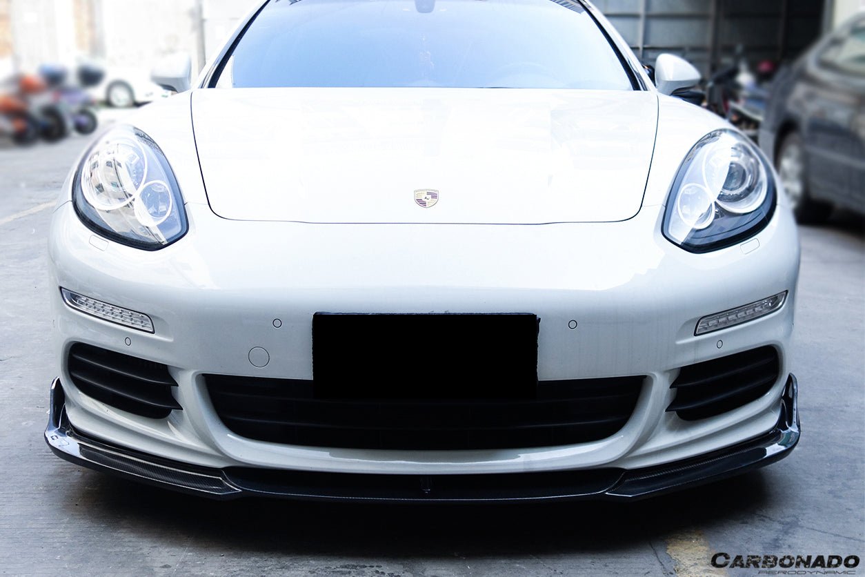 2013 - 2016 Porsche Panamera 970.2 BS-Sport Style Carbon Fiber Front Lip