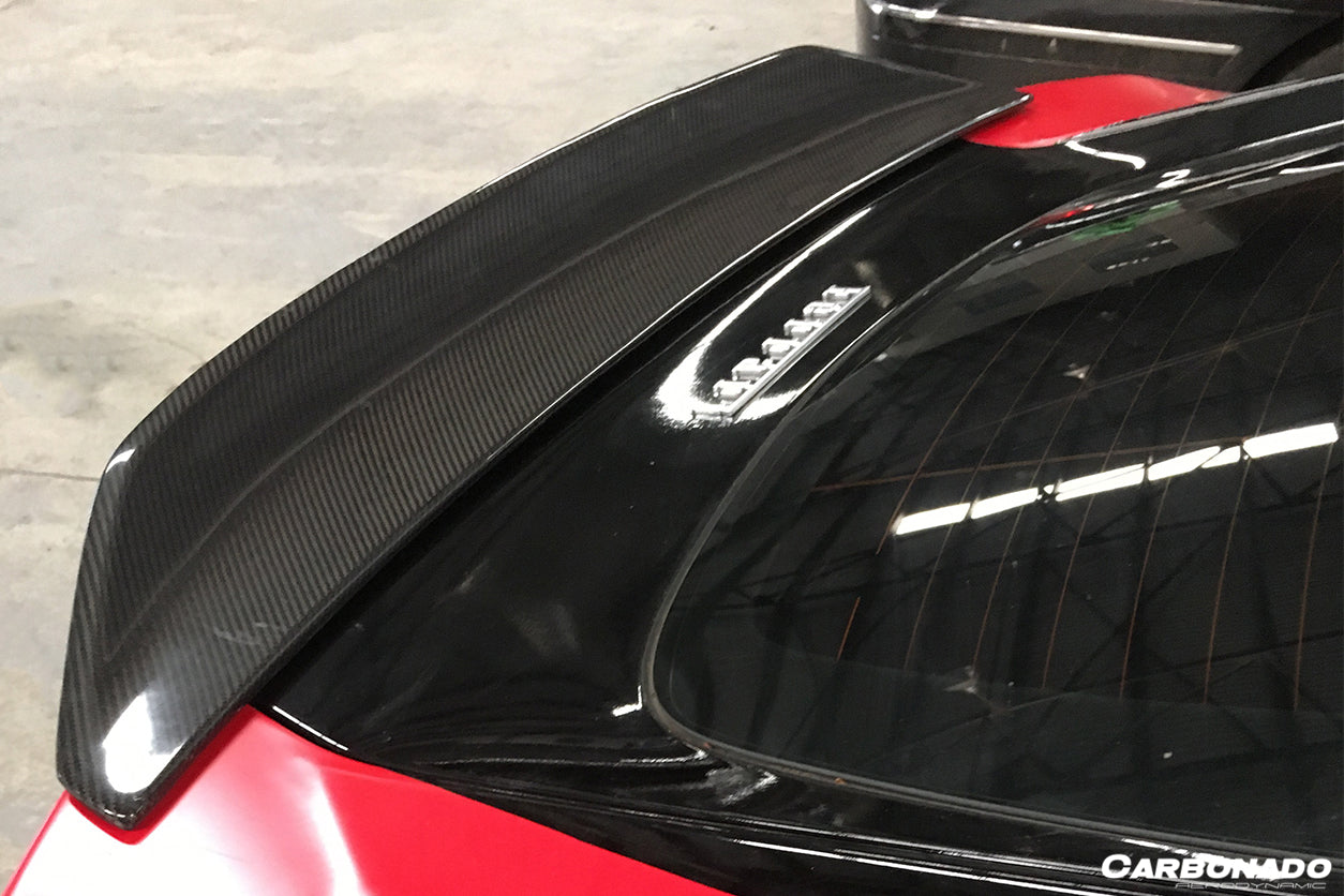 2012 - 2017 Ferrari F12 Berlinetta DC Style  Carbon Fiber Trunk Spoiler