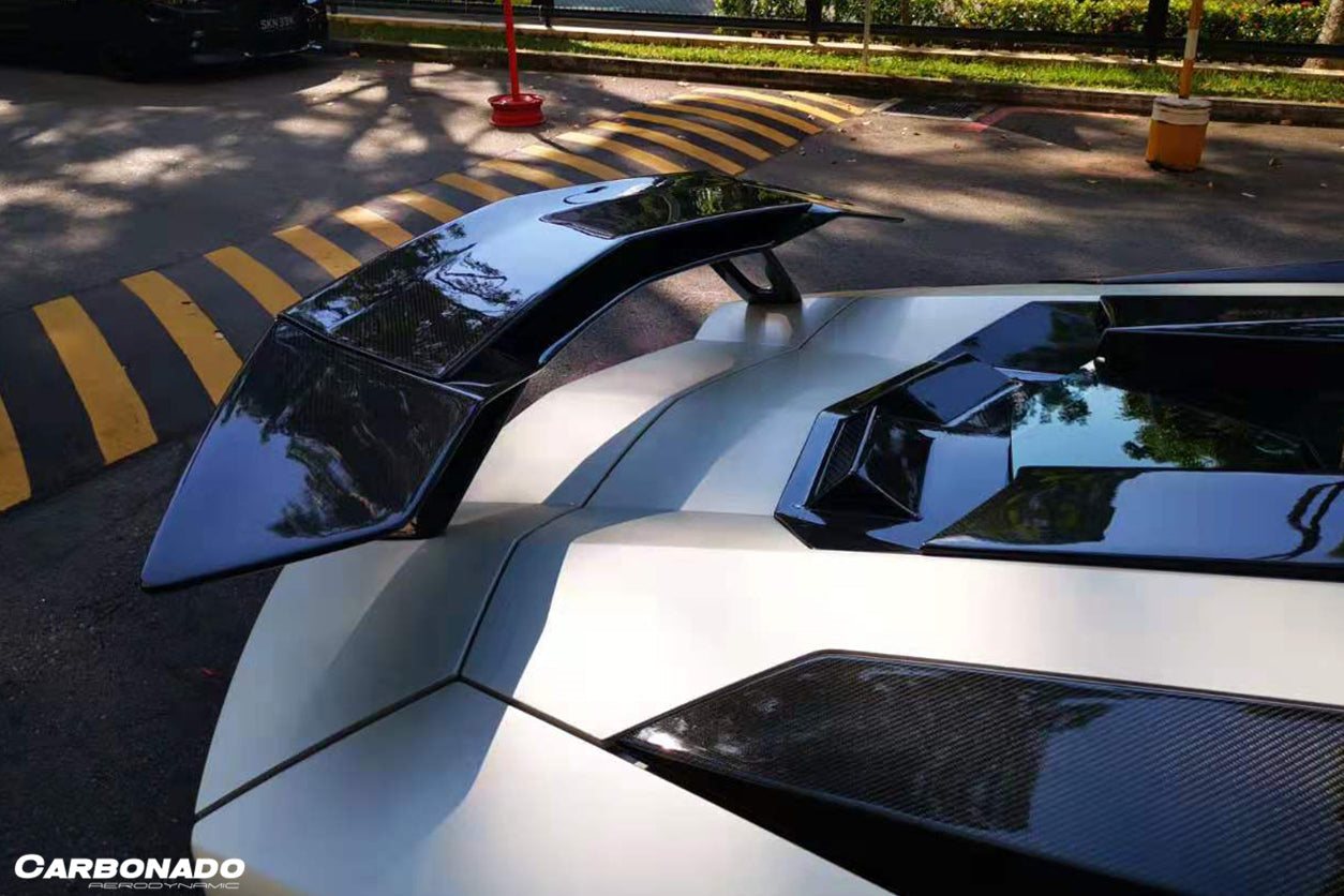 2011 - 2022 Lamborghini Aventador LP700 LP750 LP740 LP720 LP780 Coupe & Roadster VTC Style Trunk Spoiler