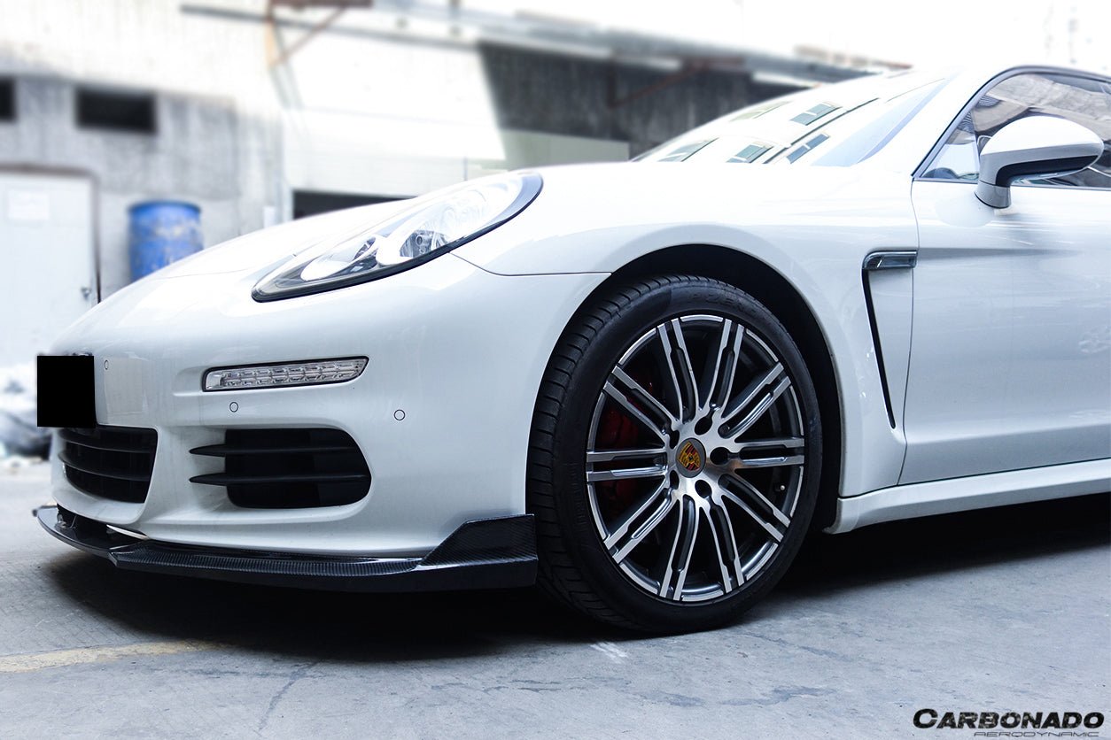 2013 - 2016 Porsche Panamera 970.2 BS-Sport Style Carbon Fiber Front Lip