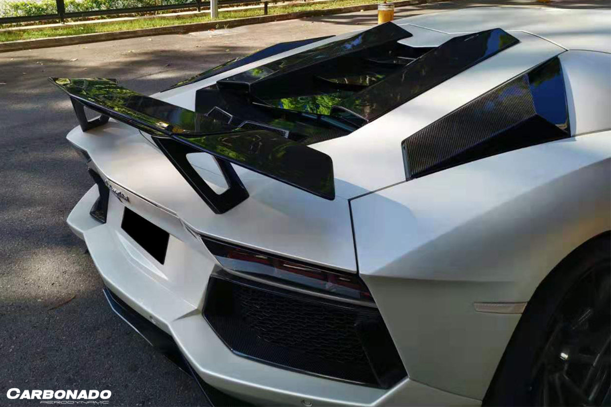2011 - 2022 Lamborghini Aventador LP700 LP750 LP740 LP720 LP780 Coupe & Roadster VTC Style Trunk Spoiler