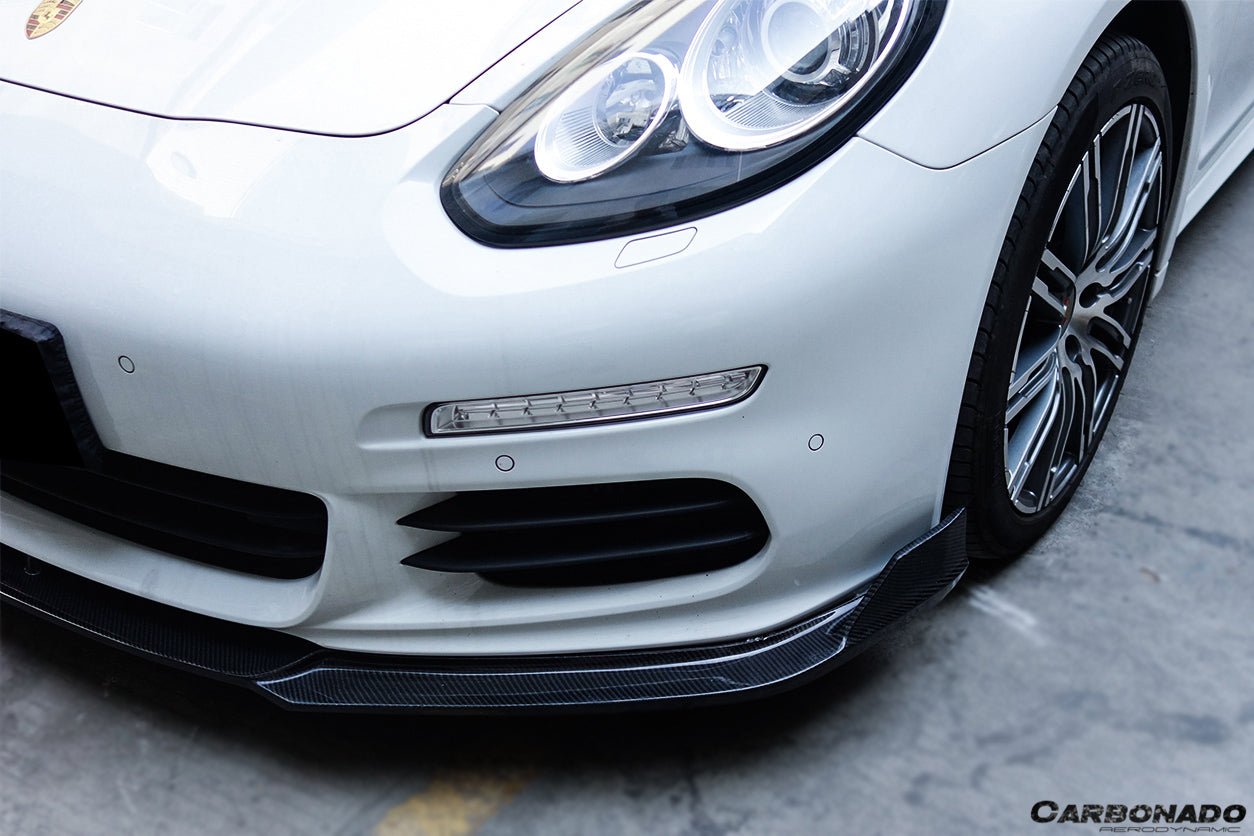 2013 - 2016 Porsche Panamera 970.2 BS-Sport Style Carbon Fiber Front Lip