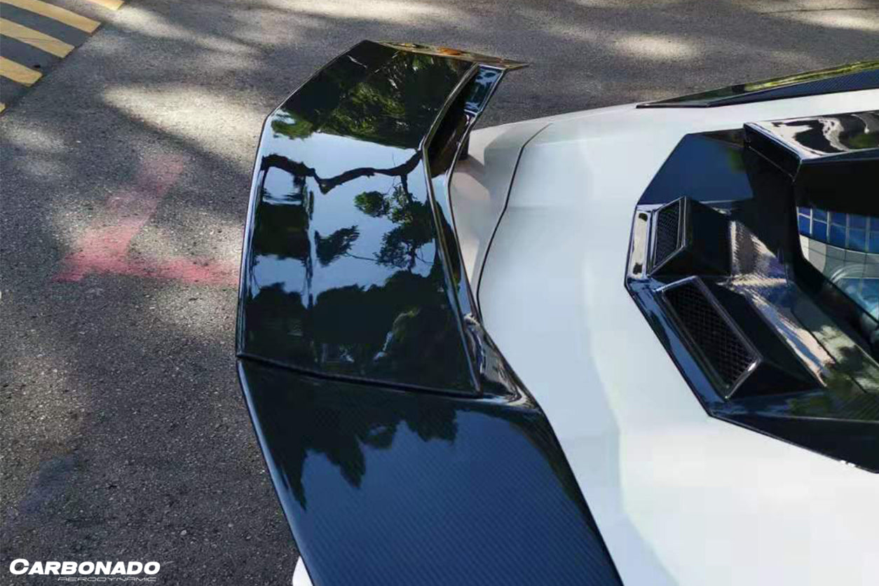 2011 - 2022 Lamborghini Aventador LP700 LP750 LP740 LP720 LP780 Coupe & Roadster VTC Style Trunk Spoiler
