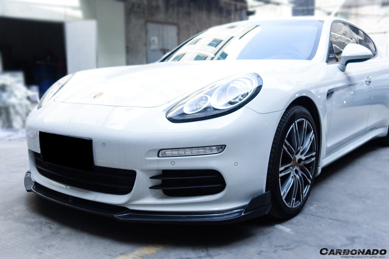 2013 - 2016 Porsche Panamera 970.2 BS-Sport Style Carbon Fiber Front Lip