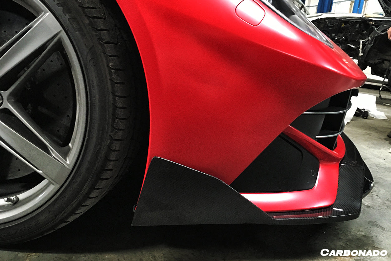 2012 - 2017 Ferrari F12 Berlinetta DC Style Carbon Fiber Front Lip