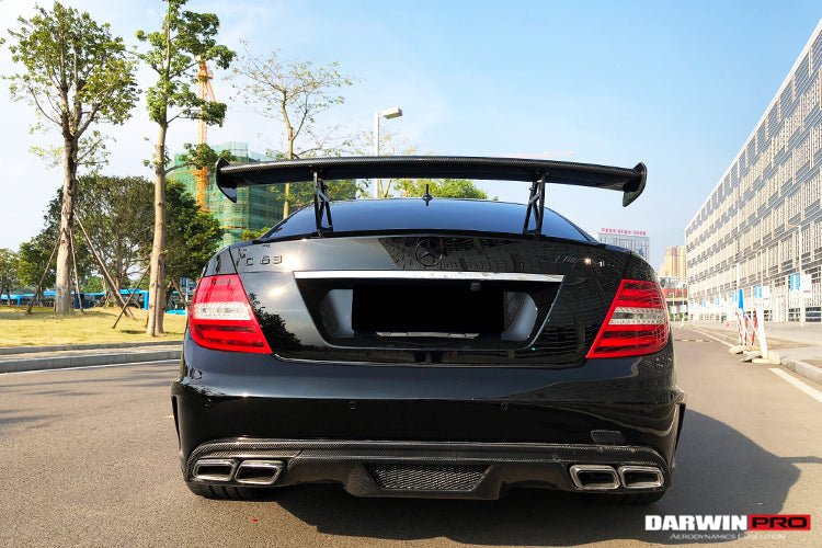 Mercedes Benz W204 C Class/ C63 AMG Coupe BKSS Style Carbon Fiber Trunk Spoiler