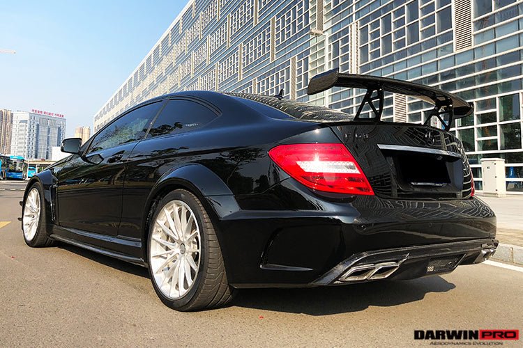 Mercedes Benz W204 C Class/ C63 AMG Coupe BKSS Style Carbon Fiber Trunk Spoiler