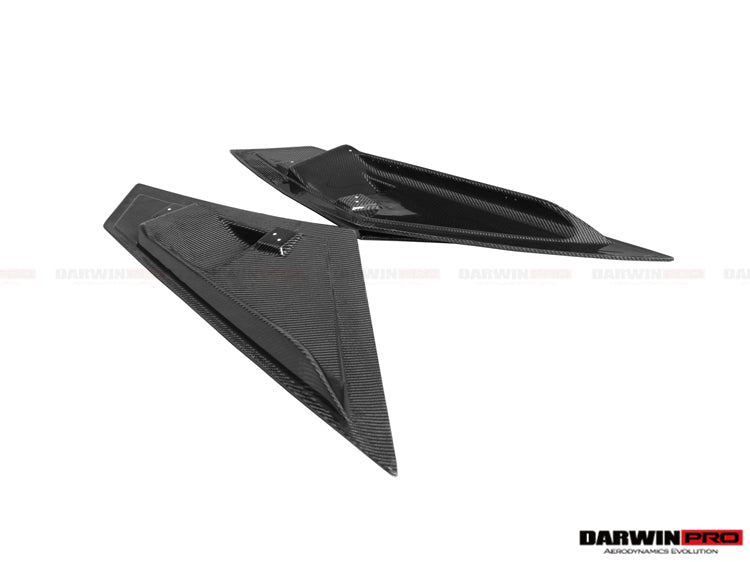 2011 - 2016 Lamborghini Aventador LP700 Coupe & Roadster BKSS Style Carbon Fiber Rear Side Scoops
