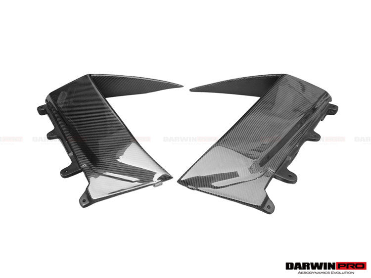 2011-2016 Lamborghini Aventador BKSS Style Carbon Fiber Fender Vent (Outside)