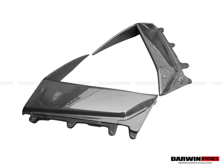 2011-2016 Lamborghini Aventador BKSS Style Carbon Fiber Fender Vent (Outside)