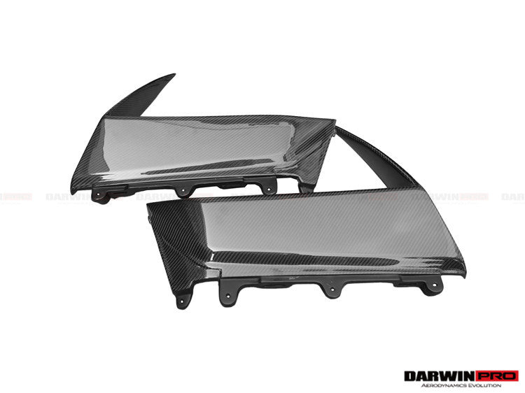 2011-2016 Lamborghini Aventador BKSS Style Carbon Fiber Fender Vent (Outside)