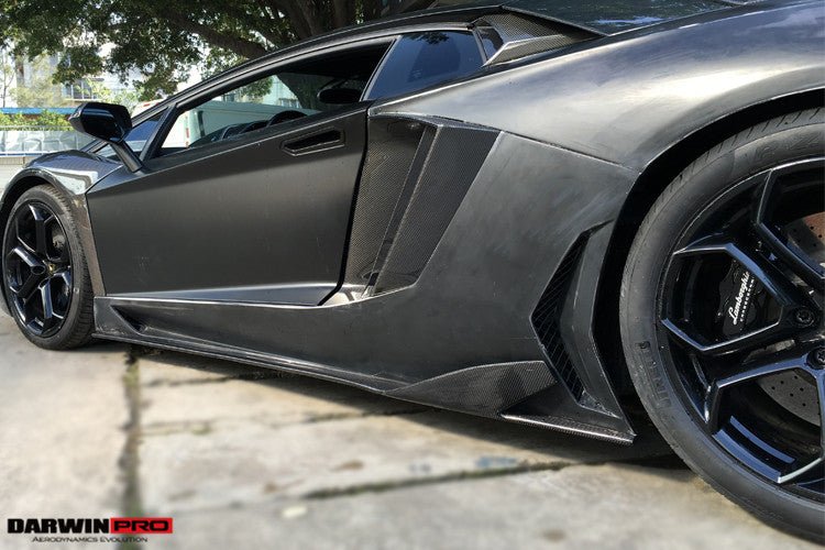 2011 - 2021 Lamborghini Aventador LP700 LP740 Coupe/Roadster Carbon Fiber Side Skirts