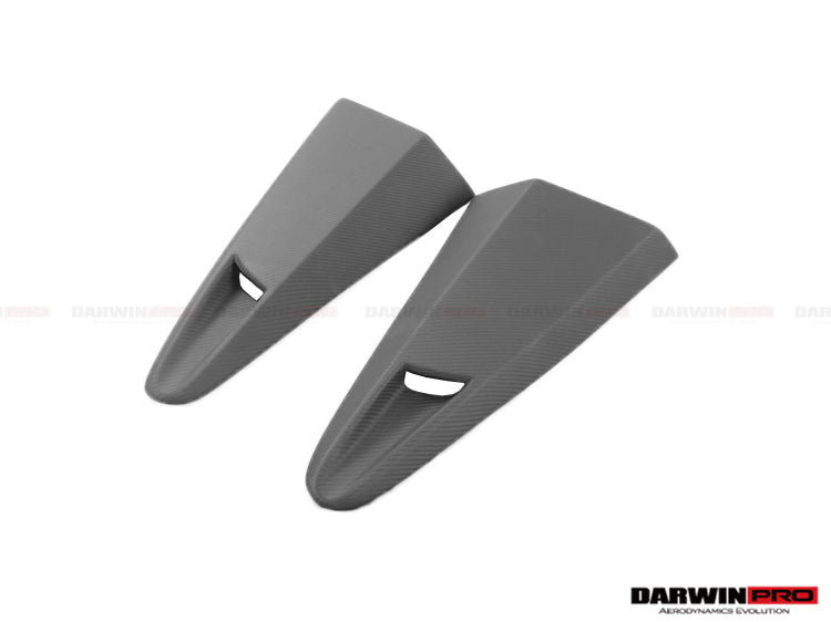 2011 - 2017 McLaren 650s & 12C BKSS Style Carbon Fiber Quarter Window Scoops