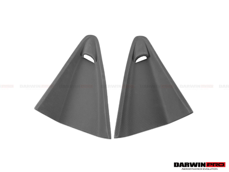 2011 - 2017 McLaren 650s & 12C BKSS Style Carbon Fiber Quarter Window Scoops