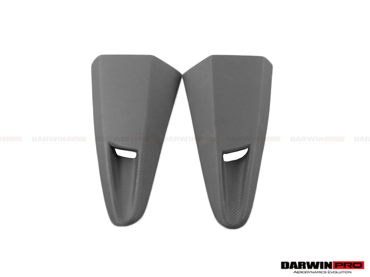 2011 - 2017 McLaren 650s & 12C BKSS Style Carbon Fiber Quarter Window Scoops