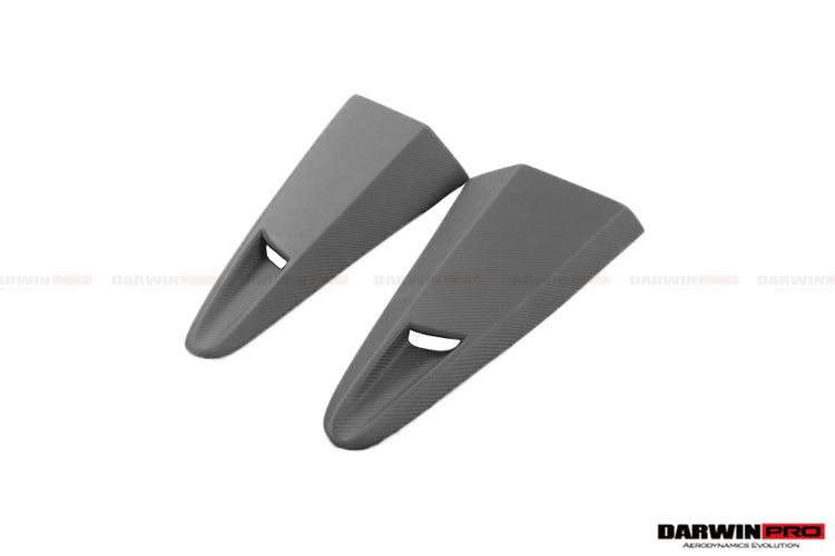 2011 - 2017 McLaren 650s & 12C BKSS Style Carbon Fiber Quarter Window Scoops