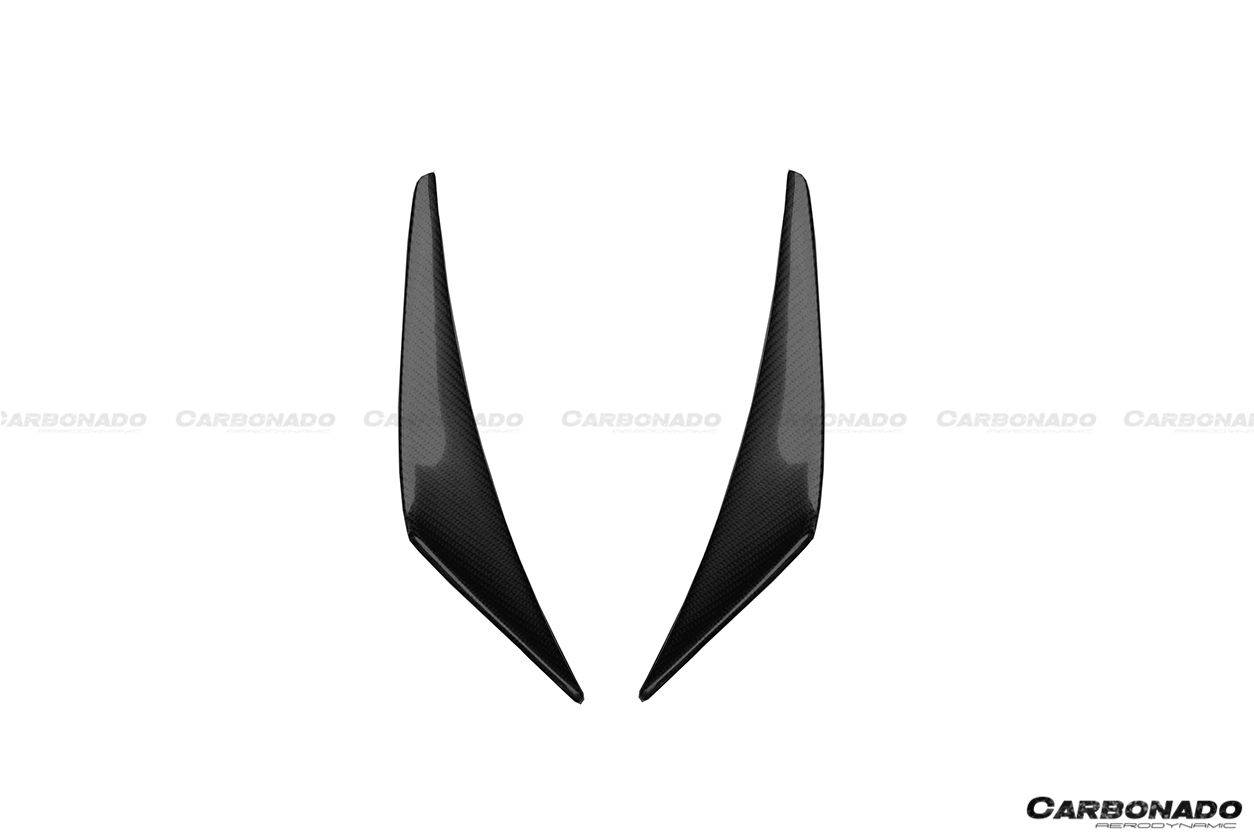 McLaren 650S MP4-12C P11 BKSS Style Carbon Fiber Canards 2011-2017
