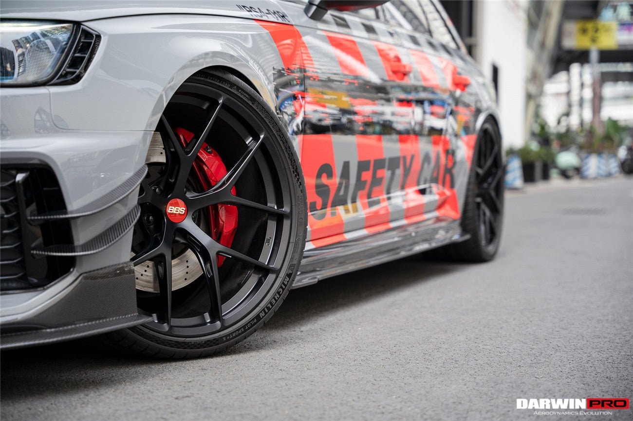 2020 - 2024 Audi RS4 B9.5 BKSS Style Carbon Fiber Front Bumper Canards