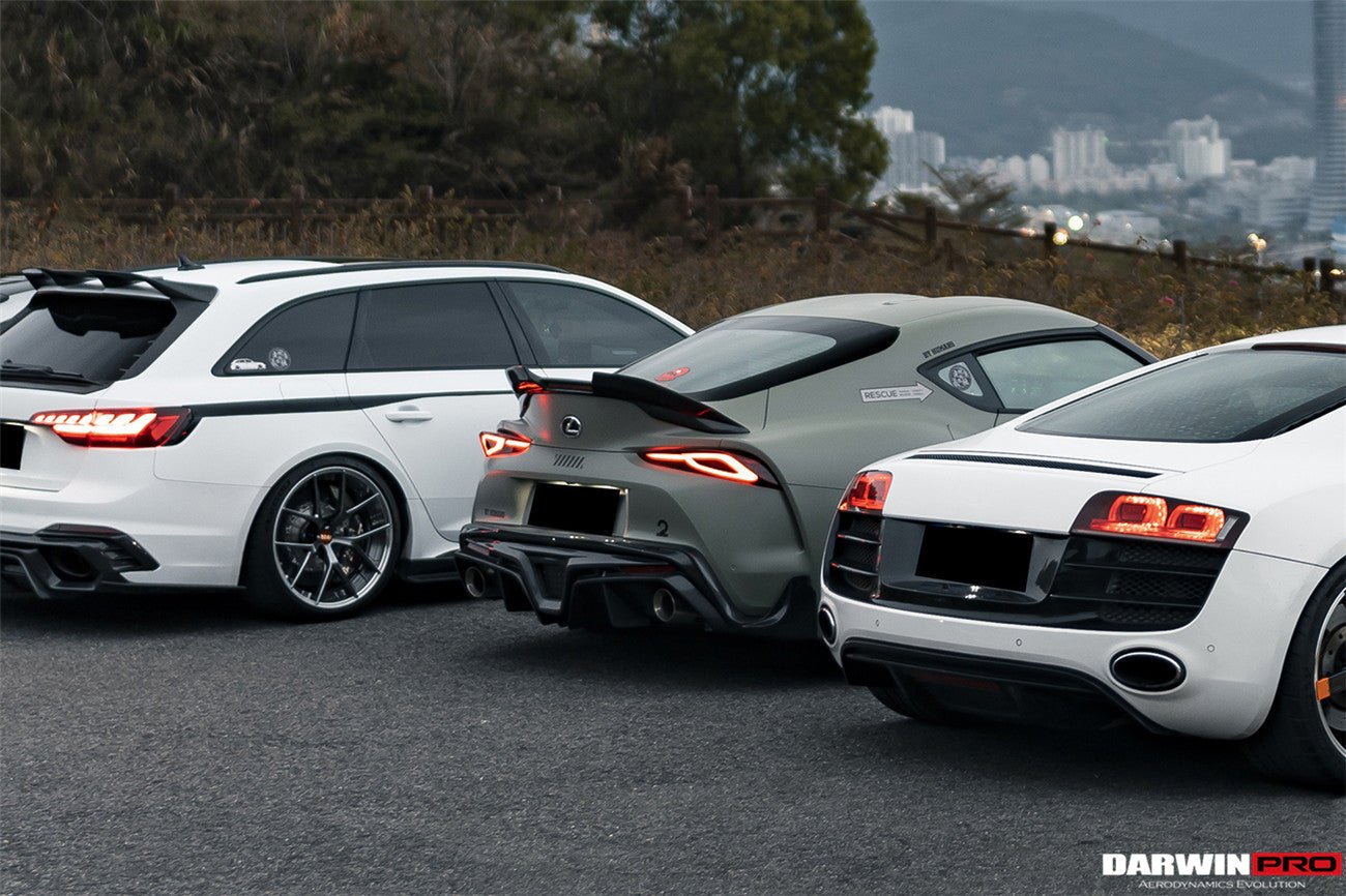 2019 - 2025 Toyota GR Supra (J29 & DB) A90 A91 BKSS Style Carbon Fiber Rear Diffuser Lip