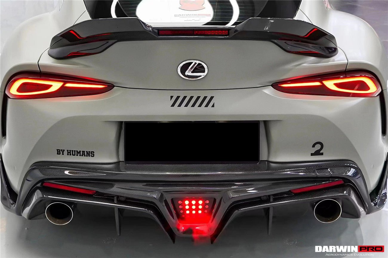 2019 - 2025 Toyota GR Supra (J29 & DB) A90 A91 BKSS Style Carbon Fiber Rear Diffuser Lip