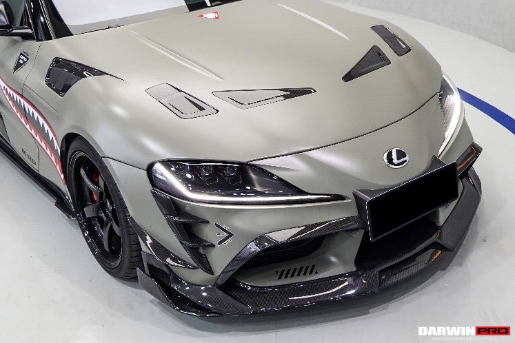 2019 - 2025 Toyota GR Supra (J29 & DB) A90 A91 BKSS Style Carbon Fiber Front Lip