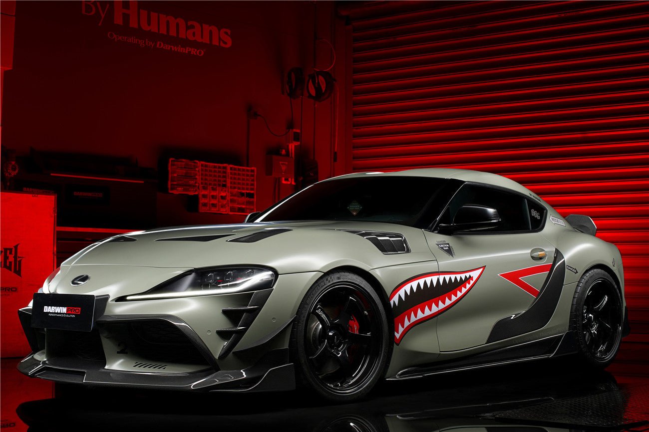 2019 - 2025 Toyota GR Supra (J29 & DB) A90 A91 BKSS Style Carbon Fiber Front Lip