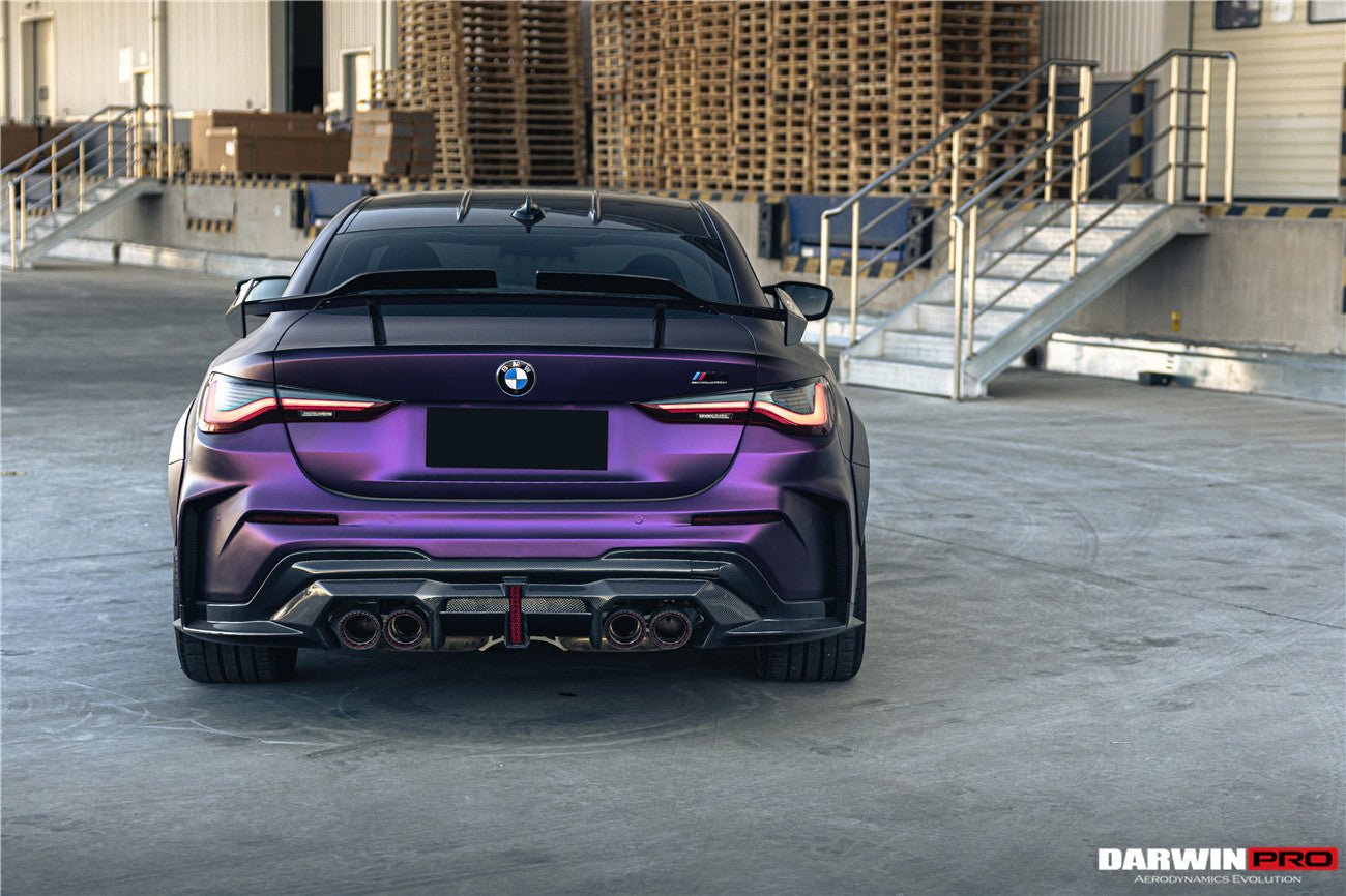 2021-2025 BMW M4 G82 & G83 BKSSII Style Rear Bumper with LED Light