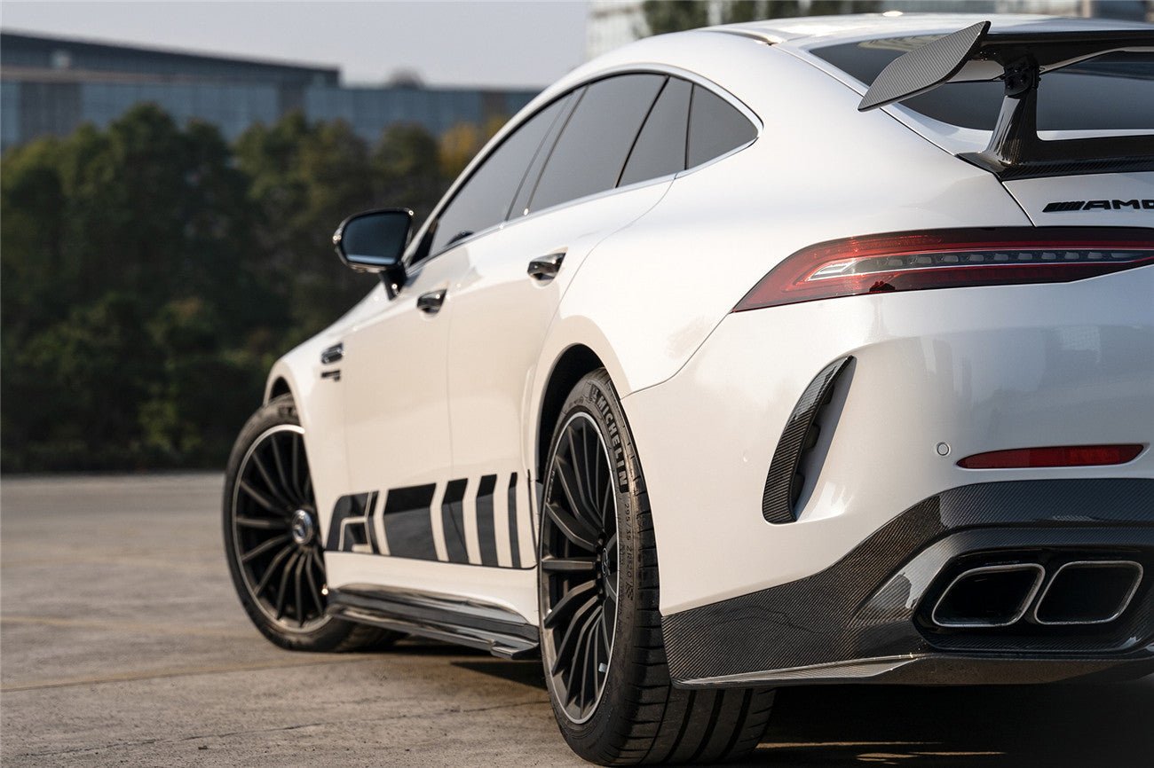 2019+ Mercedes Benz AMG GT63/S 4Door Coupe X290 Carbon Fiber Rear Canards - DarwinPRO Aerodynamics