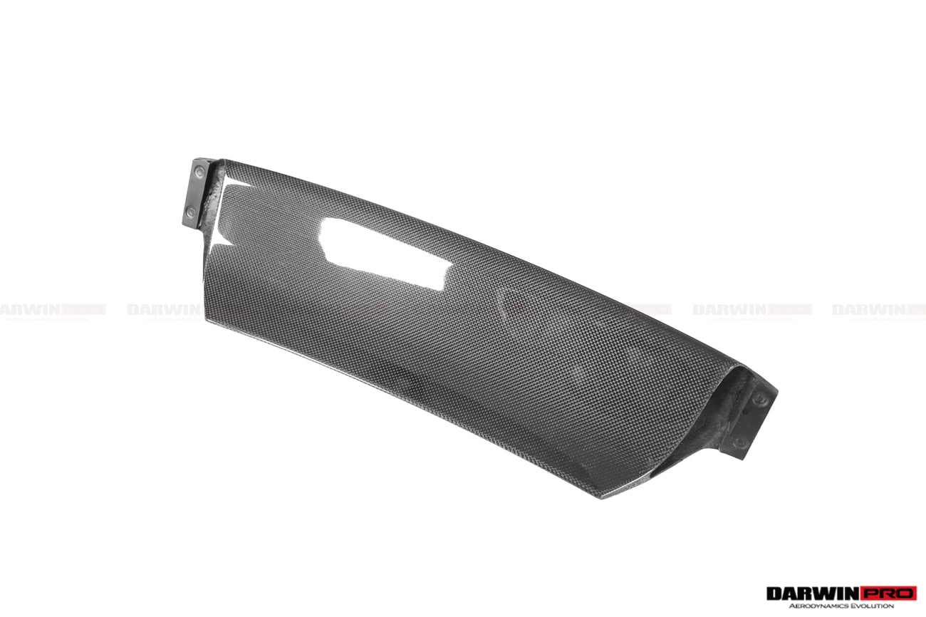 2018 - 2022 Ferrari 488 Pista Carbon Fiber Front Bumper Low Center Chin Splitter