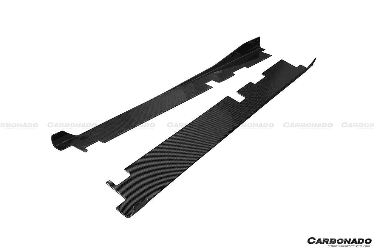2015 - 2019 Lamborghini Huracan LP610&LP580 DC Style Carbon Fiber Side Skirts Under Board