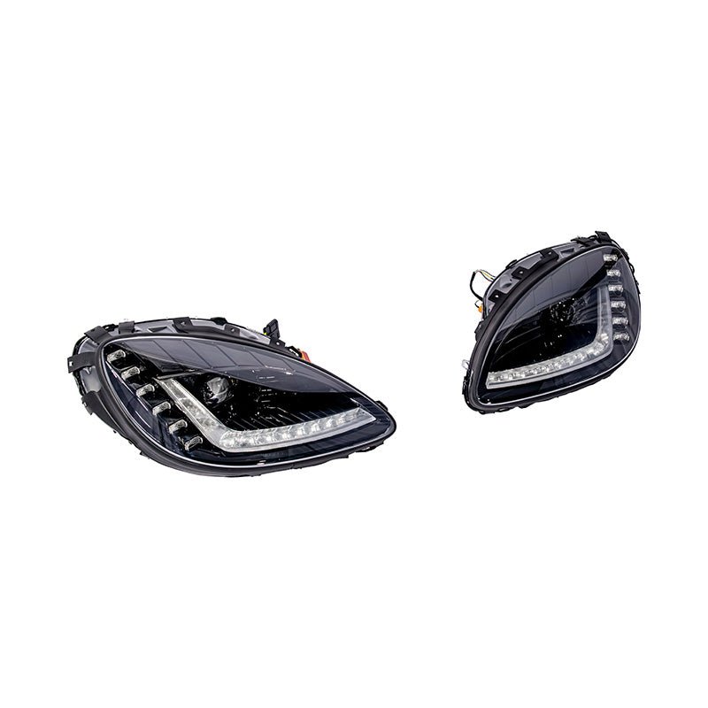 Corvette C6 C7 Style Projector LED Sequential Signal Turn Headlights 2005-2013