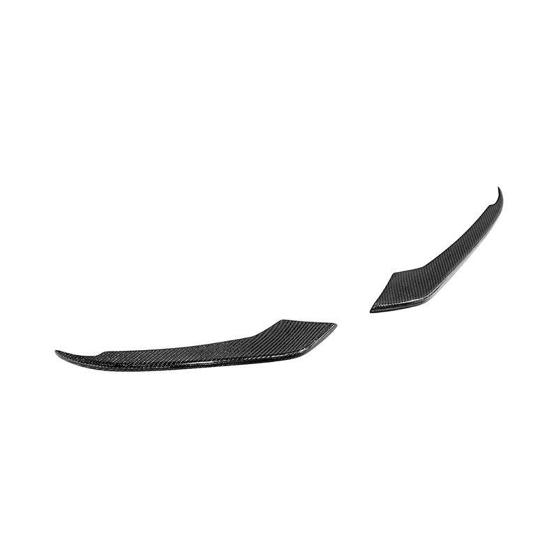 Ford Mustang S550 Dry Carbon Fiber Fog Light Eyebrow Trim Pair 2015-2017
