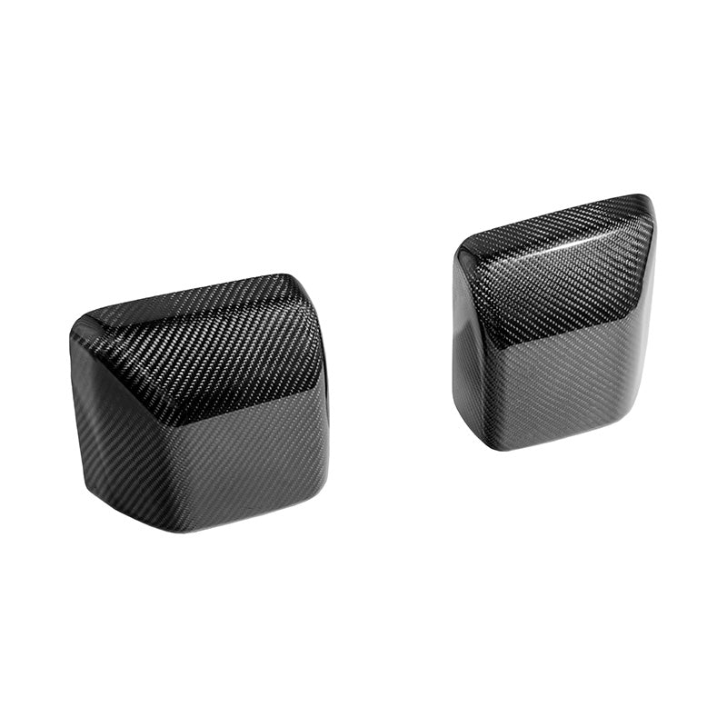 Jeep Wrangler JL JT Dry Carbon Fiber Mirror Cap Cover Pair 2018-Up