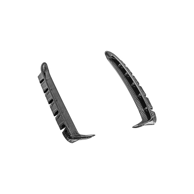 Ford Mustang S550 GT350 Style Dry Carbon Fiber Front Fender Vent Cover 2015-2020