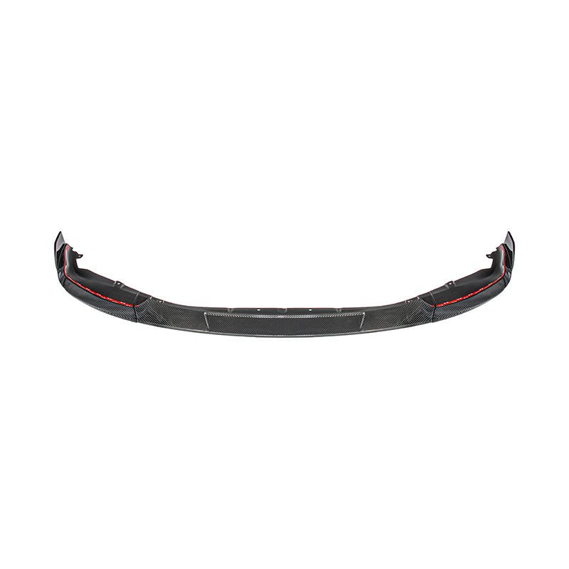 BMW G87 M2 TR Style 3PCS Dry Carbon Fiber Front Bumper Splitter Lip 2023-Up