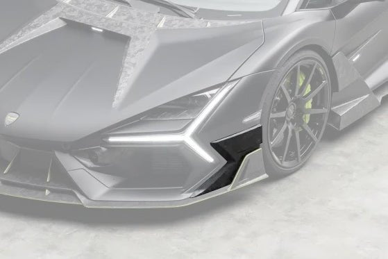 Lamborghini Revuelto MSY Style Carbon Fiber Front Bumper Side Splitters 2024-UP