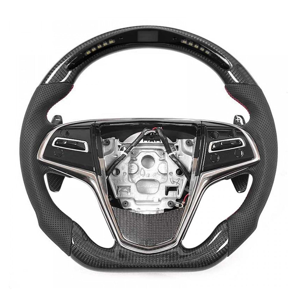 Cadillac CTS ATS Alpha Custom Carbon Fiber Steering Wheel 2013-2019
