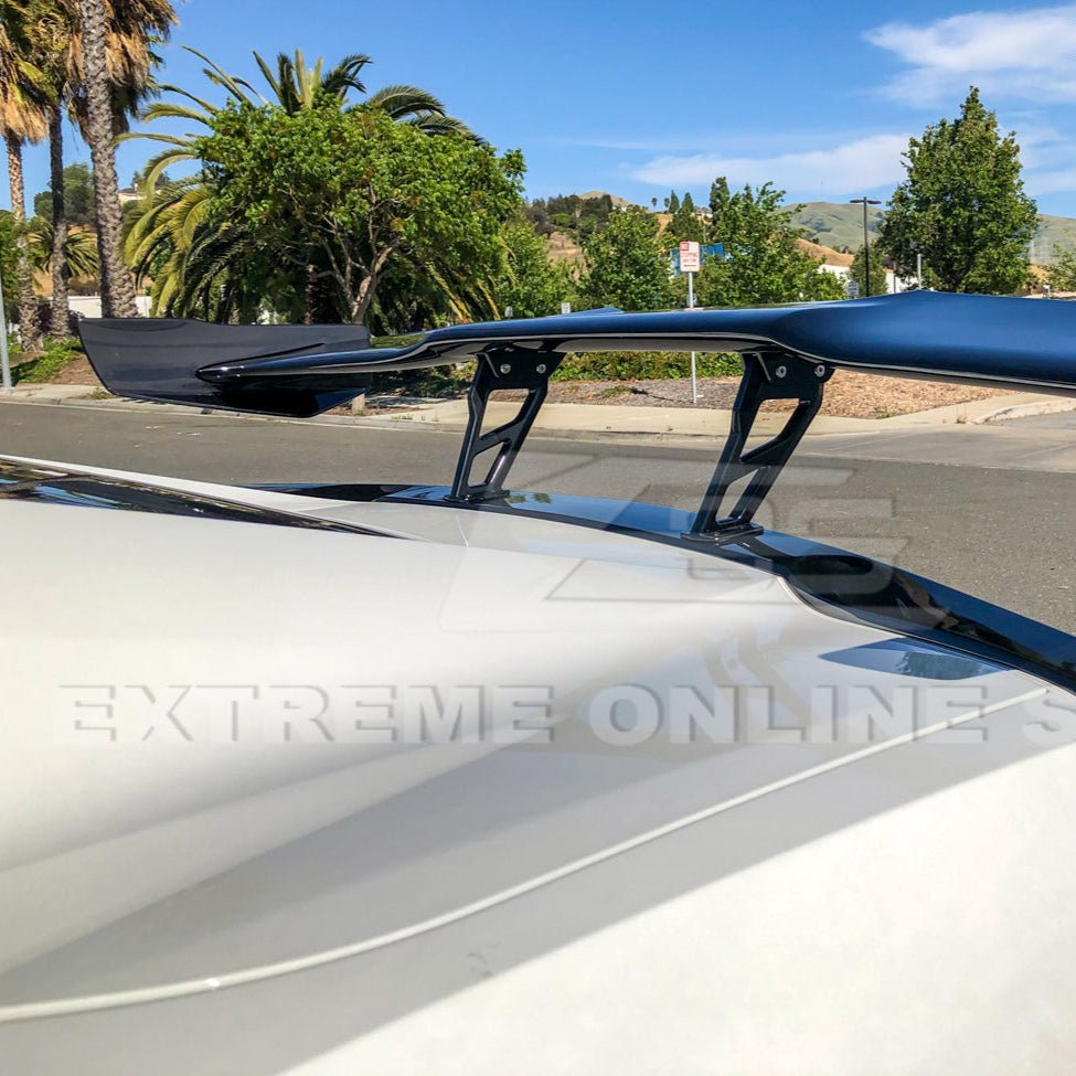 Chevrolet Corvette C7 ZR1 ZTK Style Carbon Fiber High Wing Rear Spoiler Kit 2014-2019
