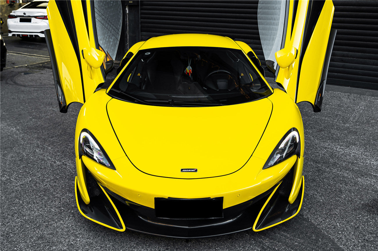 2015 - 2020 McLaren 540C & 570S Carbon Fiber Front Bumper Lip With Undertray
