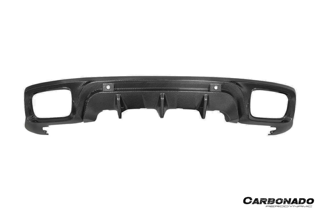 Porsche Panamera 971 KDA Style Dry Carbon Fiber Rear Diffuser 2017-2023