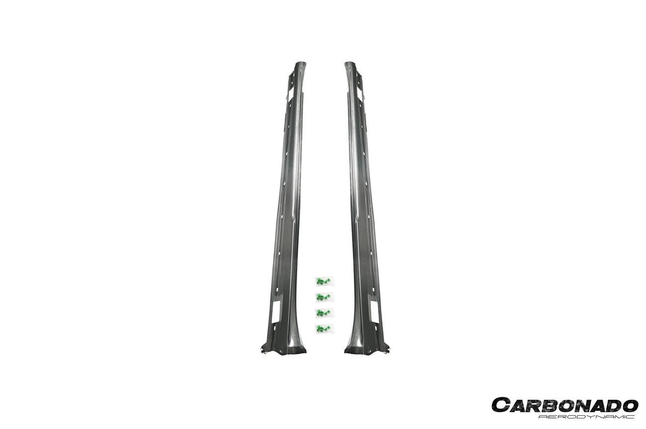 Porsche Panamera 971 976 SD Style Dry Carbon Fiber Side Skirts 2017-2025