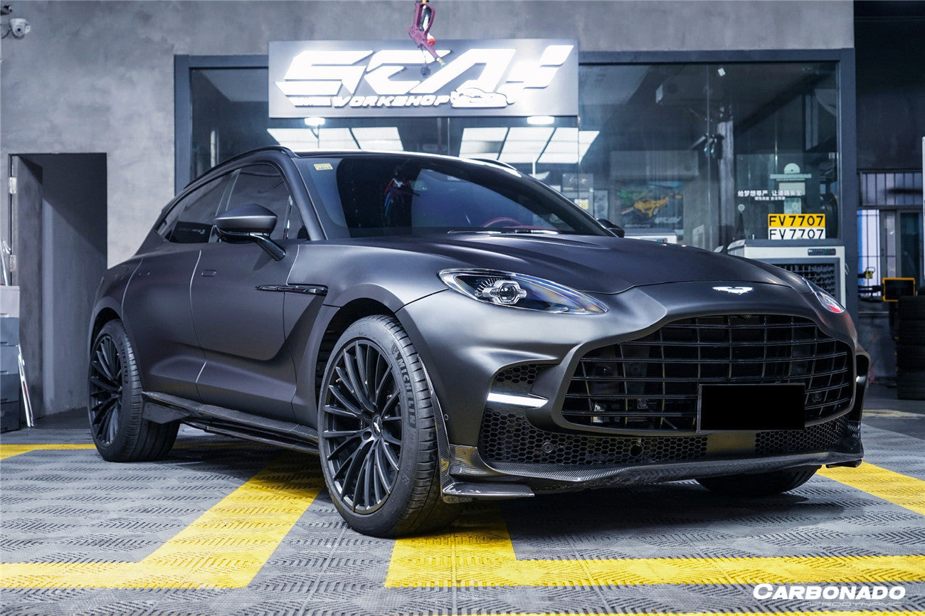 2021 - 2024 Aston Martin DBX Convert 707 Style Dry Carbon Fiber Front Bumper