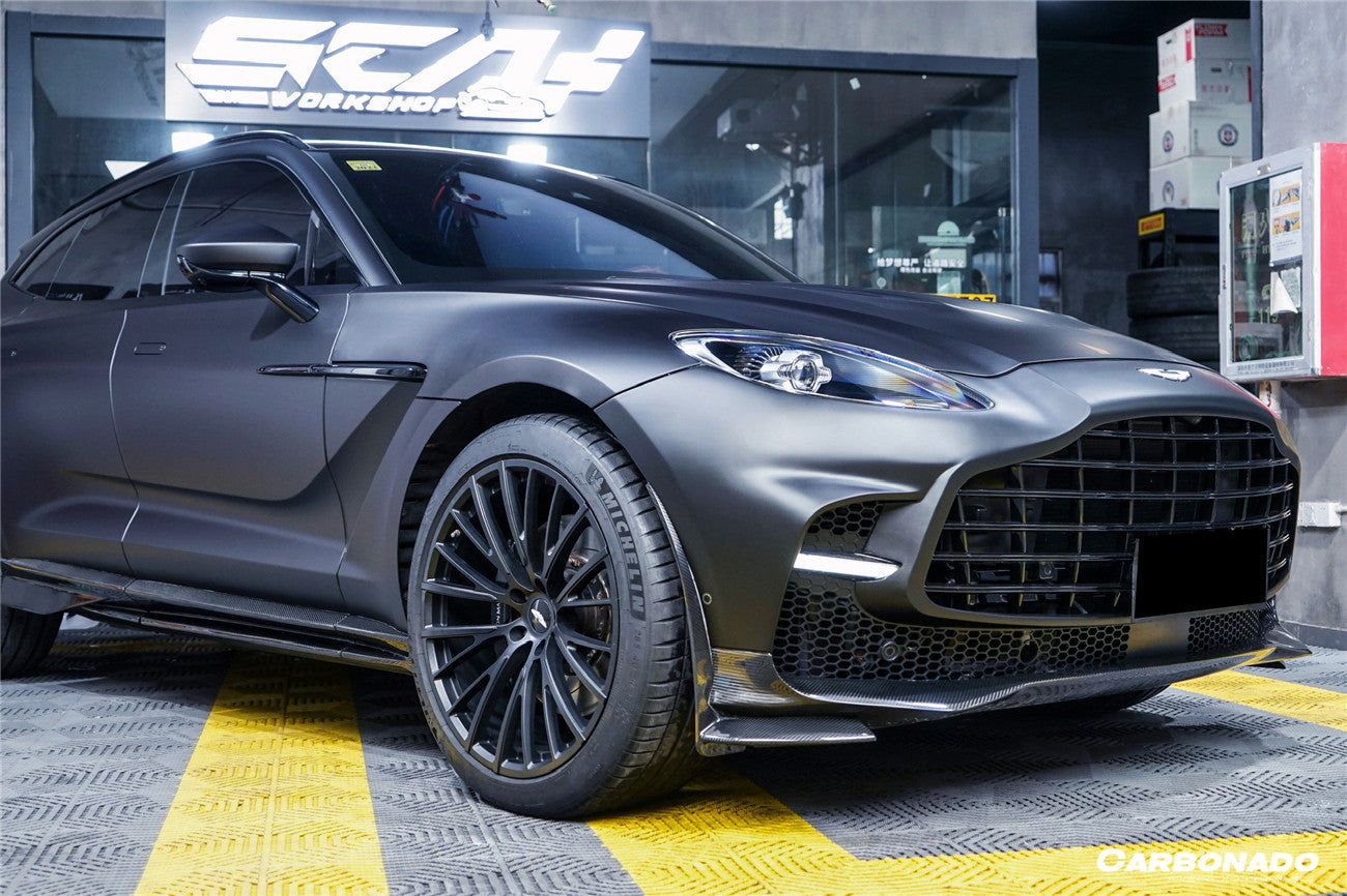 2021 - 2024 Aston Martin DBX Convert 707 Style Dry Carbon Fiber Front Bumper