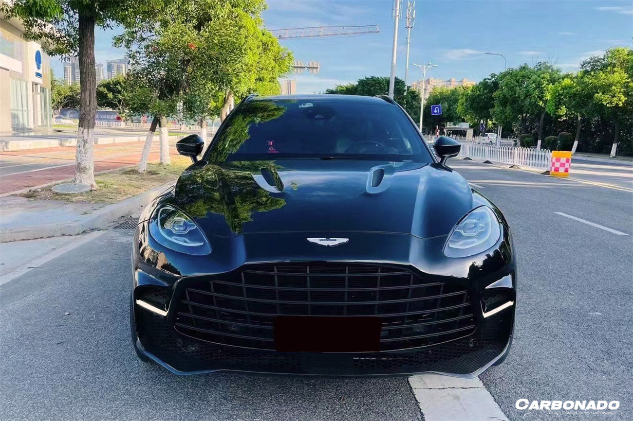 2021 - 2024 Aston Martin DBX Convert 707 Style Dry Carbon Fiber Front Bumper